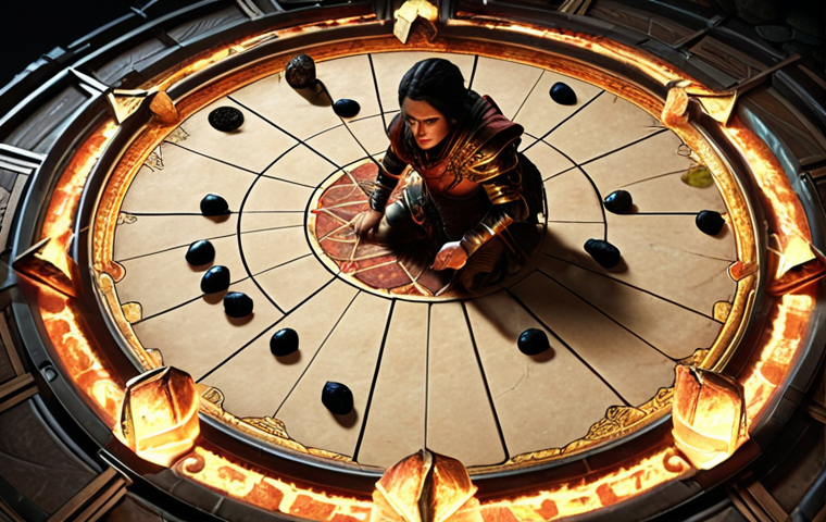 **A Player Strategically Managing Their Atlas:** "A Path of Exile player intensely focused on their Atlas screen, rearranging watchstones and applying sextants, surrounded by loot, representing optimized Atlas strategy and map investment."